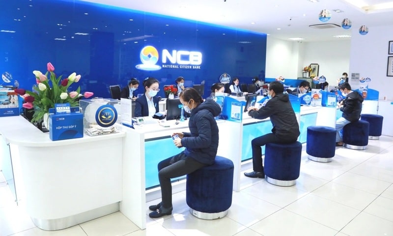 Một phòng giao dịch của ngân hàng NCB